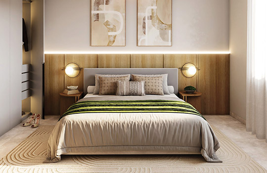 Ava Apartments &ndash; Interior View &ndash; Bedroom