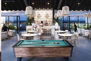 Ava Apartments &ndash; Interior View &ndash; Entertainment Area