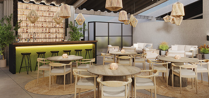 Modern interiors at Ava